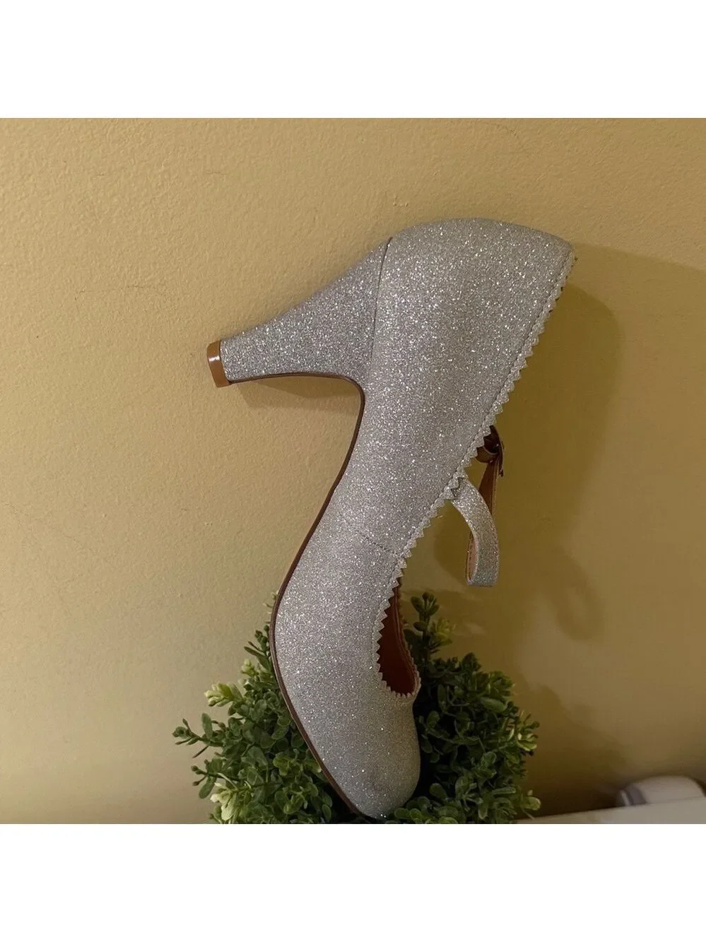 J.Adams PumpGlittering Silver Heels Women’s occasions Heels Wedding & Prom Heels